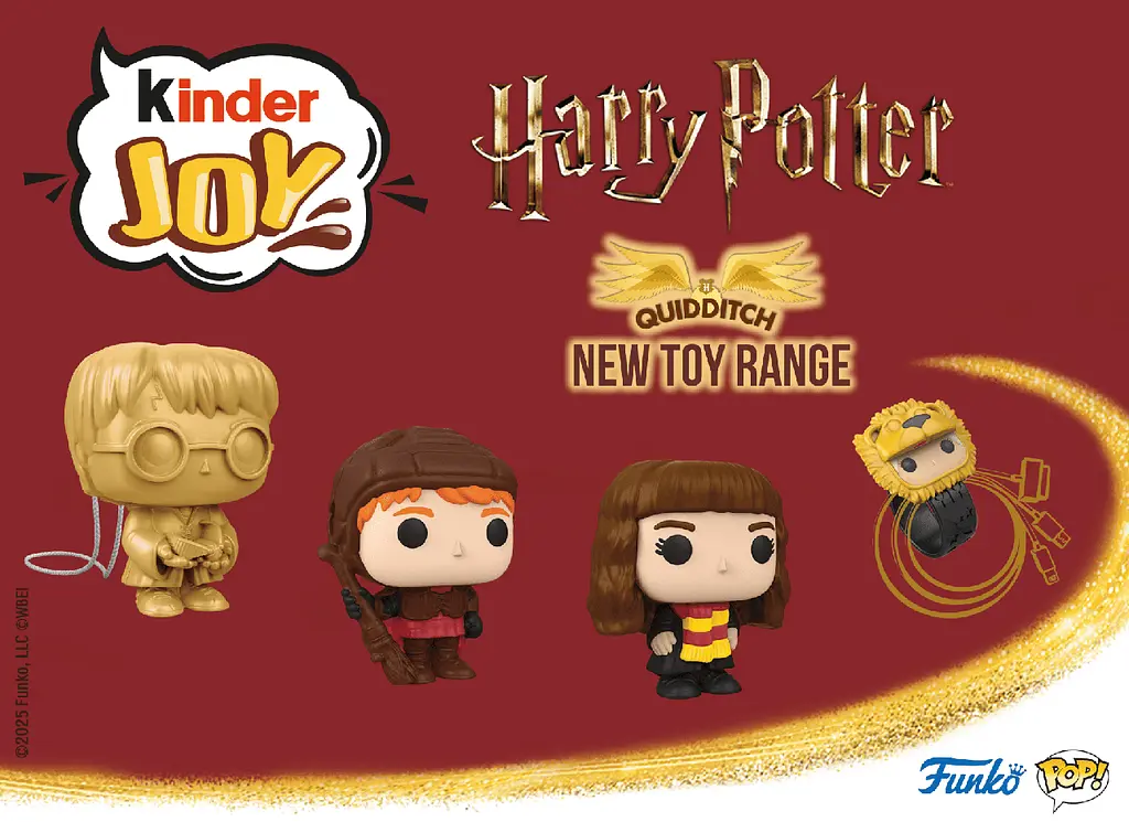 Шоколадні яйця Kinder Joy Funko Harry Potter Quidditch 48шт × 20г - фото 5