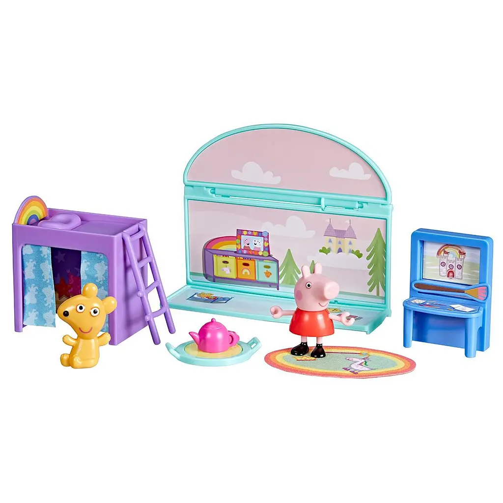 Ігровий набір PEPPA FIGURINES серії "Кімнати" – КІМНАТА ПЕППИ Peppa Pig G2834 - фото 4