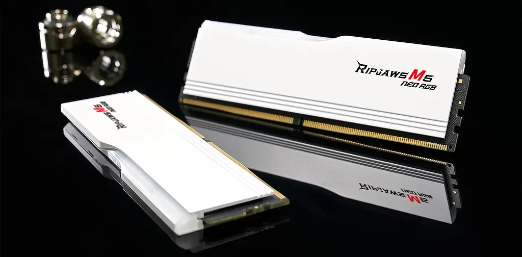 Модуль пам'ятi DDR5 2x16GB/6000 G.Skill Ripjaws M5 Neo RGB White (F5-6000J3636F16GX2-RM5NRW) - фото 6