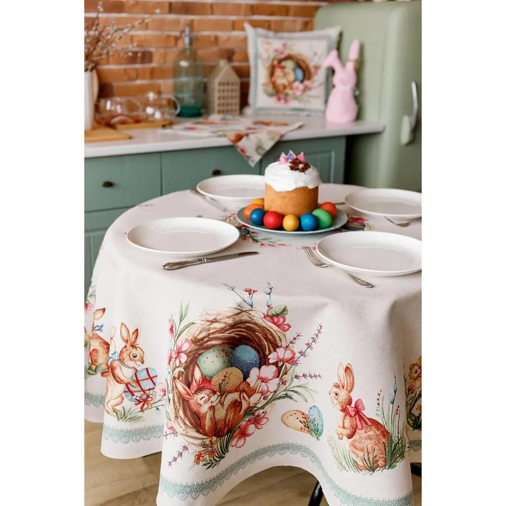 Скатертина Прованс Злагода кругла Dx180 см (34143) - фото 3