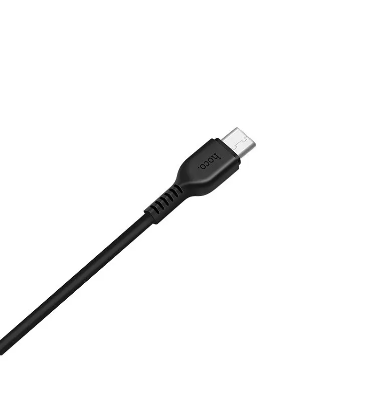 Кабель Hoco X20 USB to Type-C 3A 2 м PVC TPE connectors чорний - фото 3