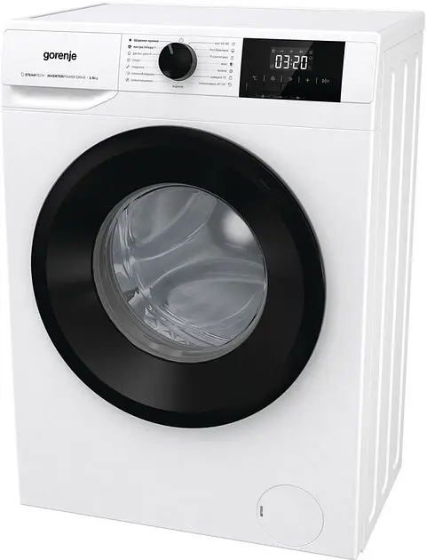 Стиральная машина Gorenje фронтальная, 6 кг, 1000, A+++, 43,5 см, дисплей, пар, инвертор, белый - фото 4
