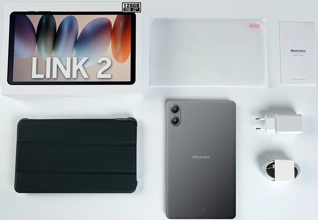 Планшет Blackview Link 2 8.68" HD+ /4GB/128GB/ T310 /5000mAh/ 8+5Мп /Чохол /Blue - фото 8