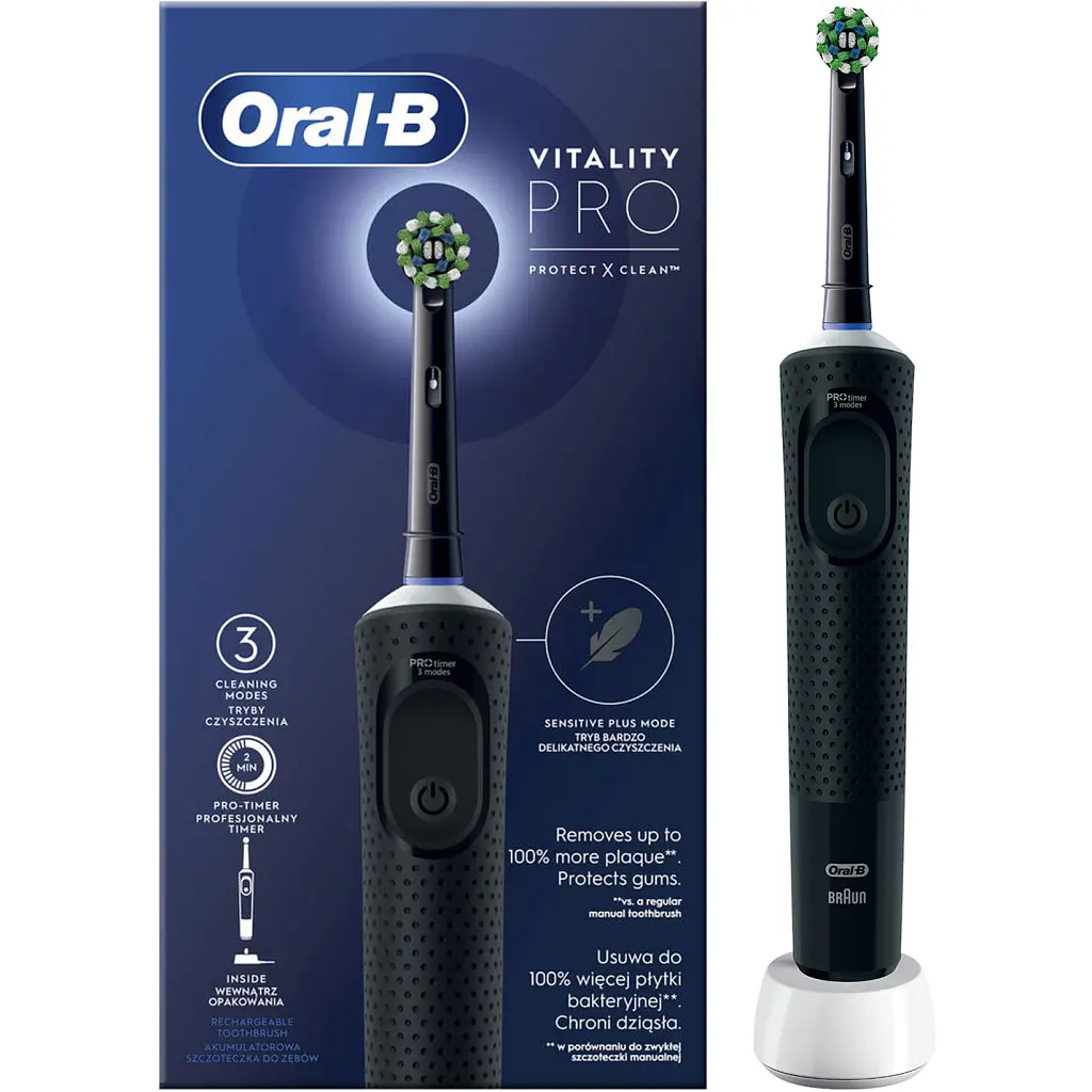 Електрична зубна щітка Oral-B D103.413.3 PRO, чорна