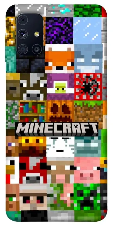 Чохол Demsky Minecraft collage для Samsung Galaxy M31s