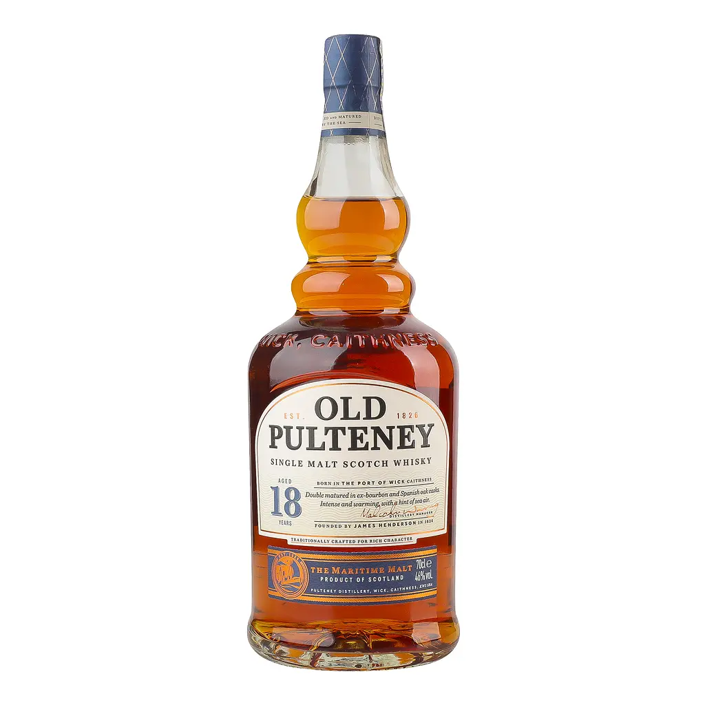 Виски Old Pulteney 18 yo 46% 0.7 л в подарочной коробке - фото 2