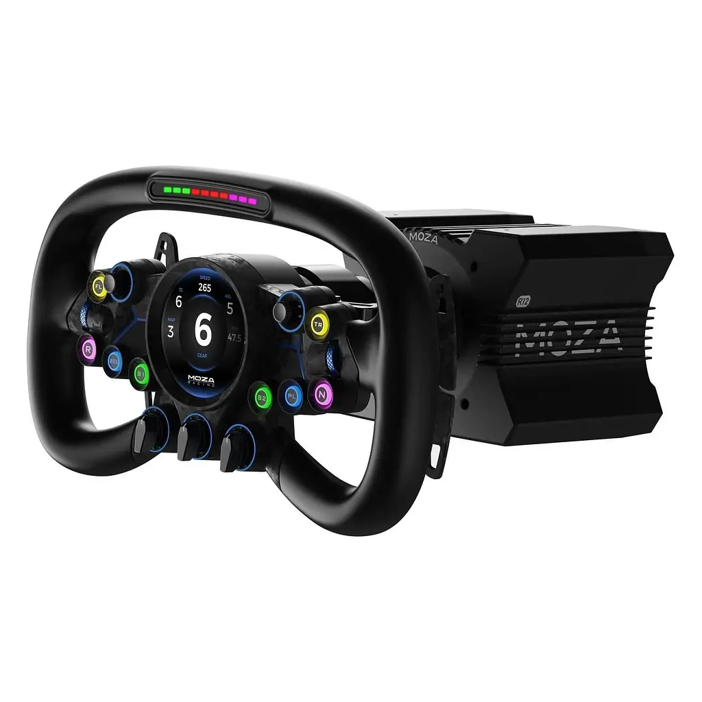 Кермо MOZA Racing Vision GS Steering Екран 2.8" RGB - фото 6