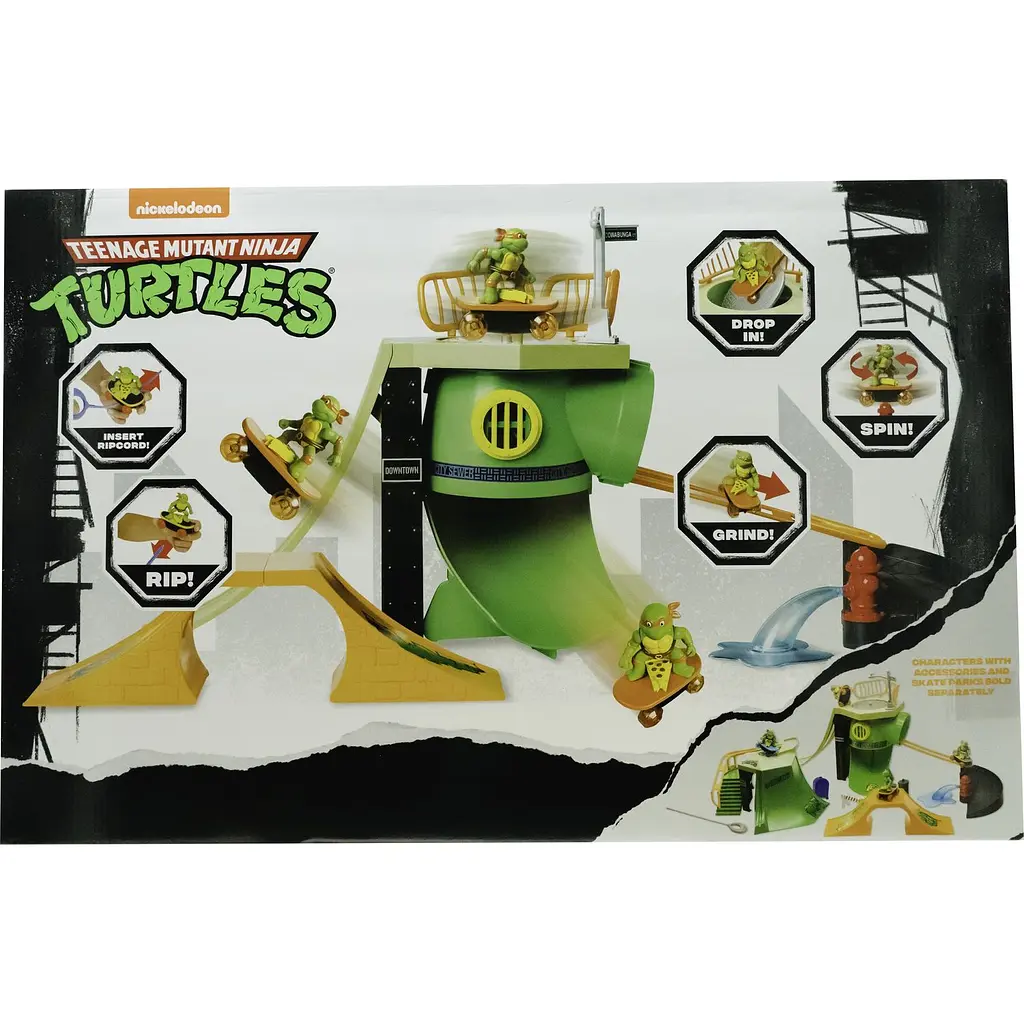 Игровой набор TMNT Funrise Черепашки-Ниндзя Чумовой Скейт-парк (71044) - фото 5