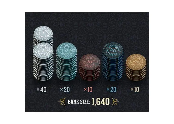 Аксесуар Roxley Game Laboratory Brass Делюкс фішки Brass Iron Clays 100 (ROX_2) - фото 3