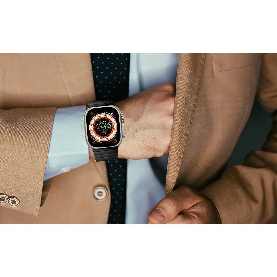 Ремінець DK Stainless Steel для Apple Watch 49/46/45/44/42mm Black [117289] - фото 6