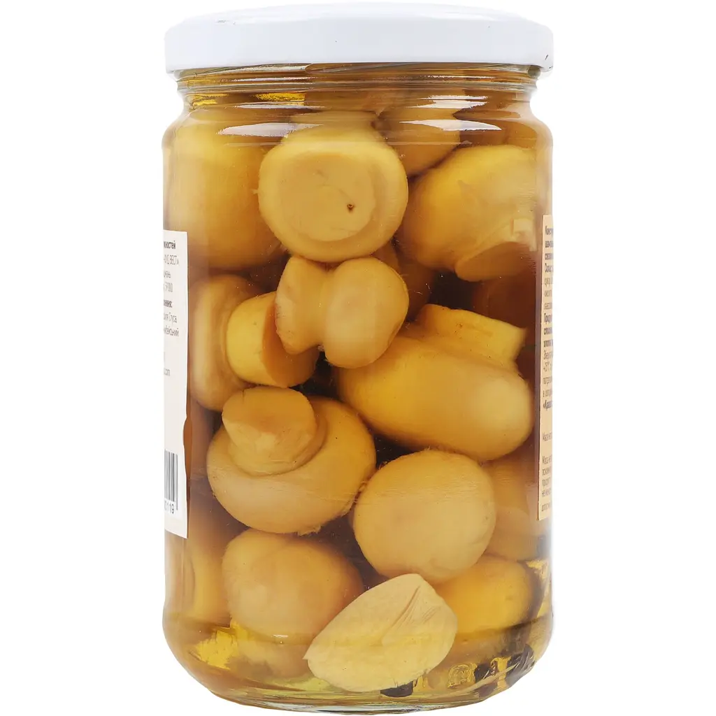 Гриби WellDar шампіньйони цілі відбірні з соєвим соусом та часником 300 г - фото 5