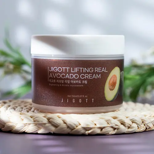 Підтягуючий крем для обличчя Авокадо Lifting Real Avocado Cream Jigott 150 мл - фото 2