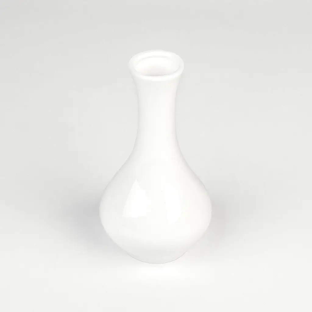 Ваза для квітів МВМ My Home Перлина 79x150 мм біла (DH-FLOWERS-30 WHITE) - фото 3