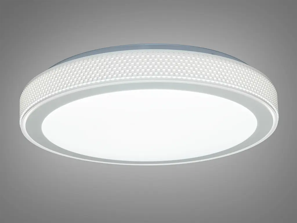 Смарт-люстра кругла LED Diasha YR-400WHITE 52W, без пульта, IP20, 39 см, сучасний стиль для коридору, вітальні, спальні, кухні - фото 2