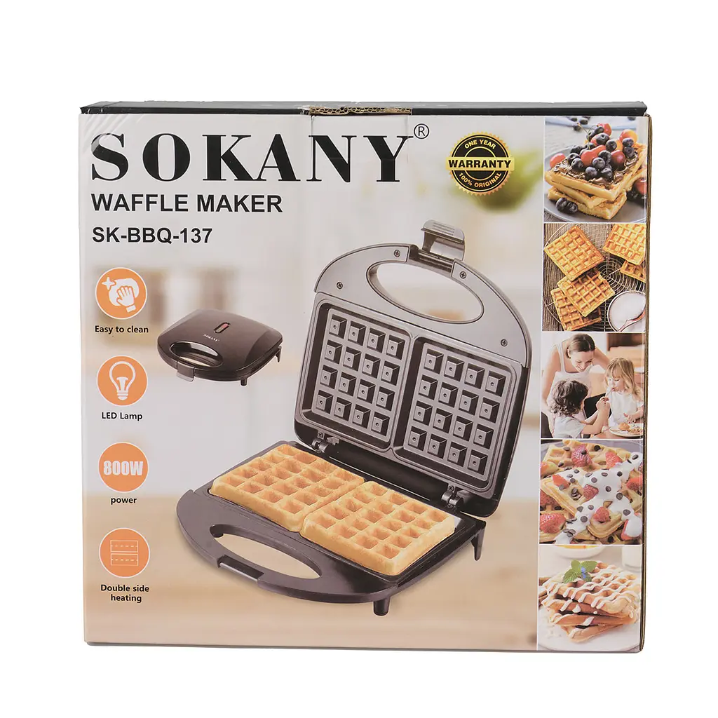 Вафельница Sokany SK-BBQ-137 - фото 10