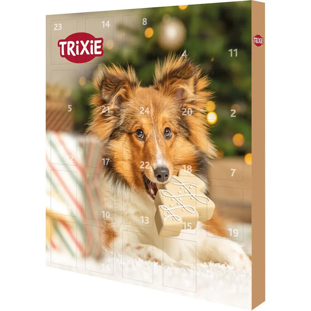 Адвент-календар для собак Trixie Різдвяний з ласощами 30х34х3, 5 см (арт.9268)