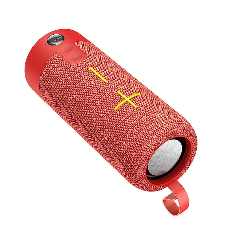 Портативна акустика Borofone Euphony sports BT speaker BR19 IPX5 бездротова червона - фото 5