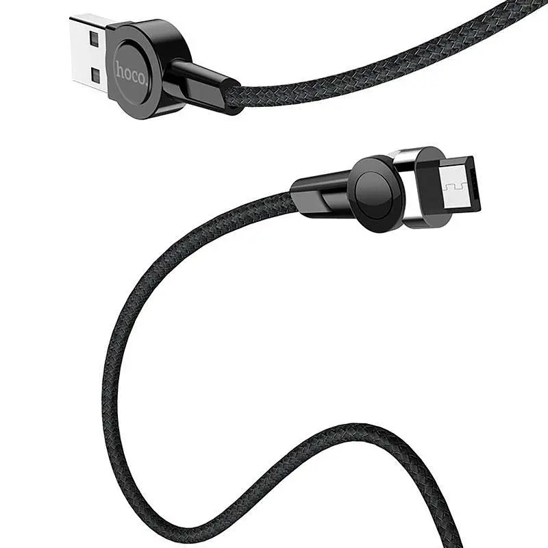 USB Cable Hoco S8 Magnetic MicroUSB Black 1m - фото 6