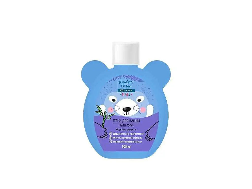 Пінка для купання BEAUTYDERM 300мл Kids з ароматом Жуйки