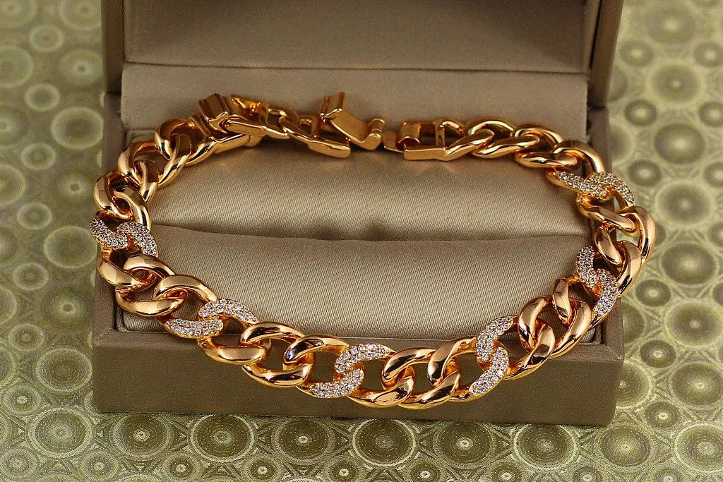 Браслет Xuping Jewelry Братерство 19 см золотистий