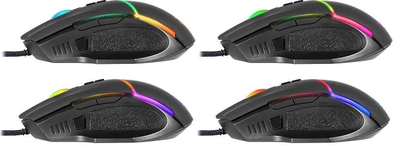 Компьютерная мышь Defender Warfame GM-880L RGB 8 кнопок,12800 dpi 52880 teh0023048 - фото 3