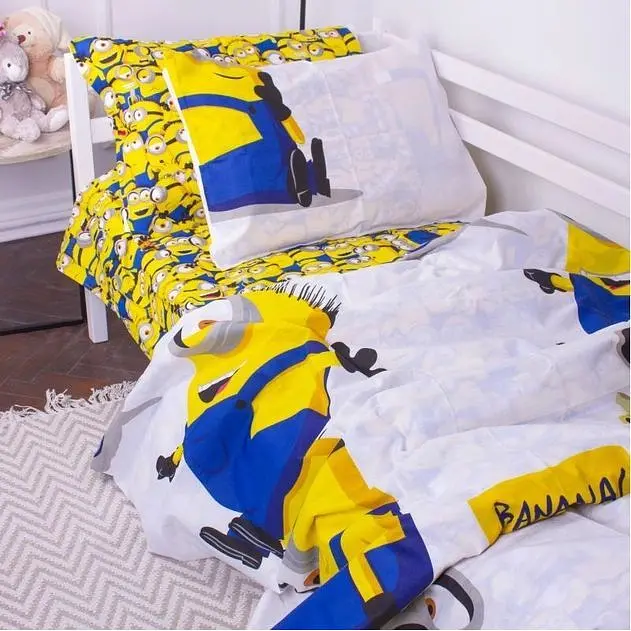 Простирадло MirSon Kids Time Бязь, 17-0506, Minions - фото 3