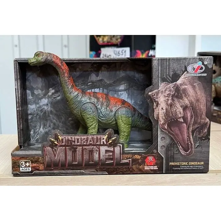 Фігурка Dino Toys Брахіозавр рухомий помаранчево-зелений F4 (Q9899-F4) - фото 2
