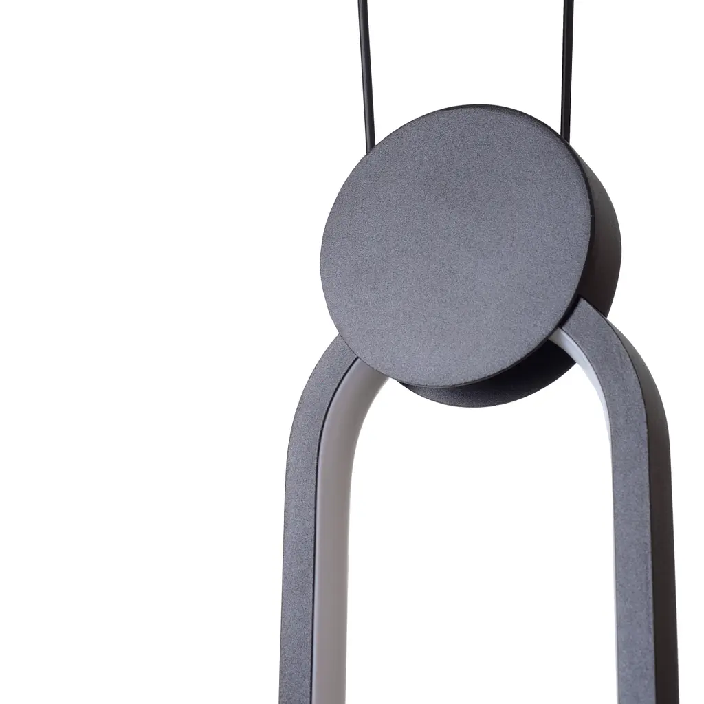 Люстра Brille светодиодная подвесная 15W WW BK (BL-719S/1) - фото 3