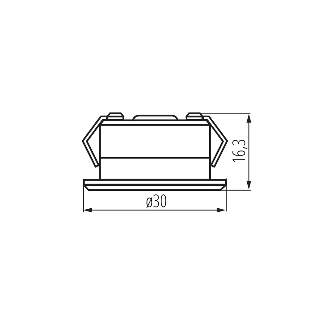 Точковий світильник Kanlux IMBER LED CW OPRAWA LED (23521) - фото 3