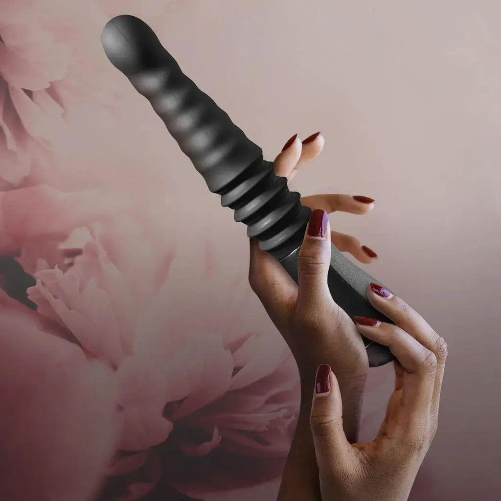 Пульсатор Temptasia by Blush Lazarus Thrusting Dildo Black - фото 9