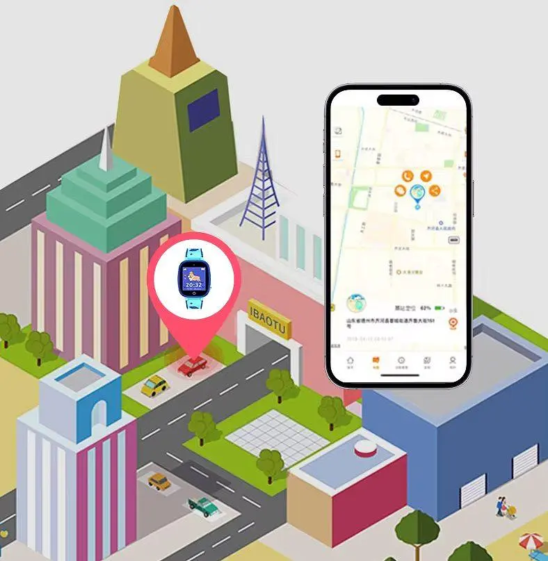 Дитячий розумний смарт годинник Q18 з 4G сім картою, дзвінками, камерою, кнопкою SOS, прослушкою та українською мовою Рожевий з фіолетовим - фото 8