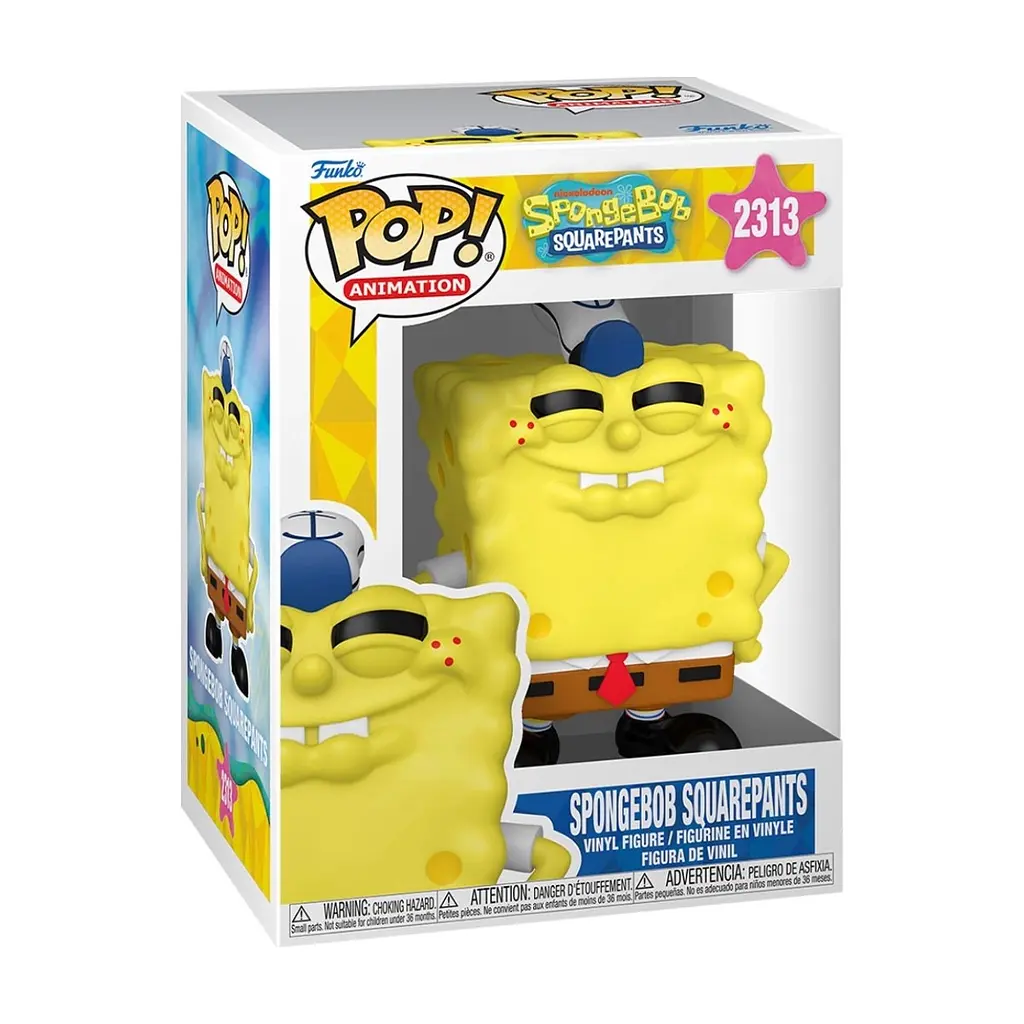 Фігурка Funko Pop серії Губка: Боб Квадратні Штани - Губка Боб (посміхається) (90363) - фото 2