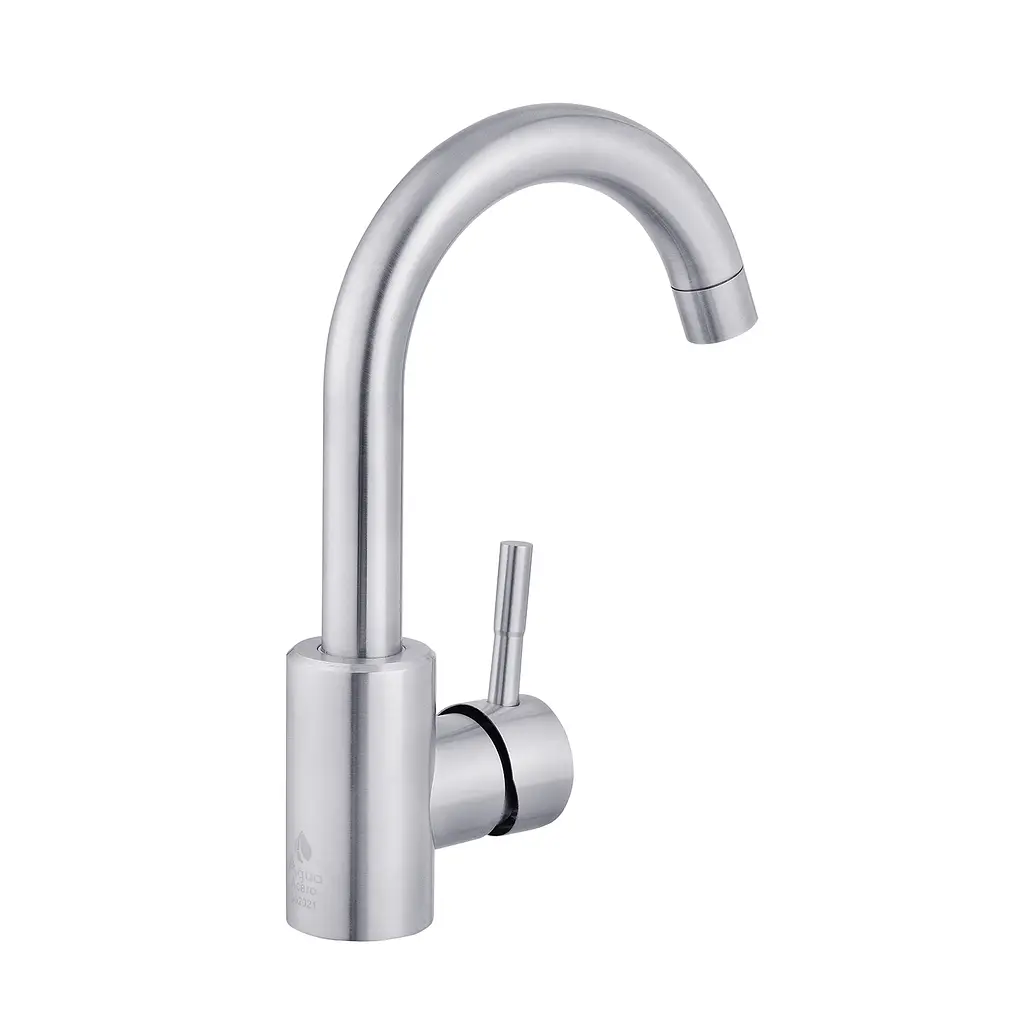 Змішувач для раковини Agua Acero-INOX011 CV023287 Хром матовий - фото 3