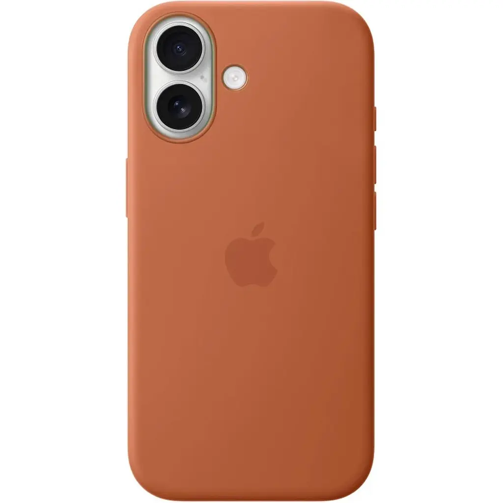 Чохол Silicone Case with Button, Animation & MagSafe для Apple iPhone 17 Terra Cotta AAA [172567] - фото 2