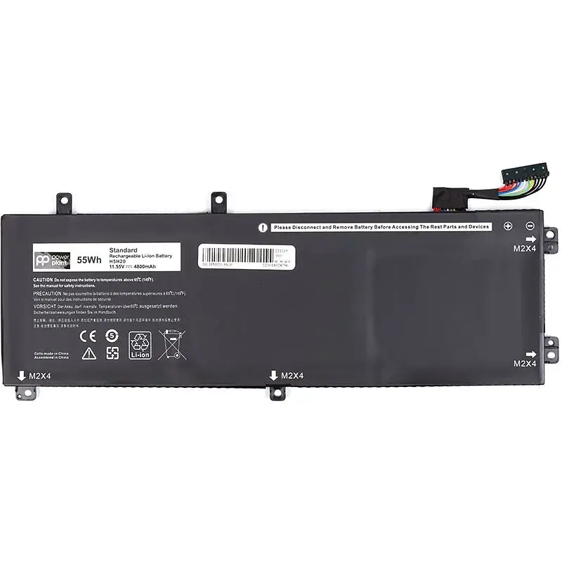 Акумулятор PowerPlant для ноутбуків DELL XPS 15 9550 Series (H5H20) 11.55V 4800mAh (NB441785) - фото 2