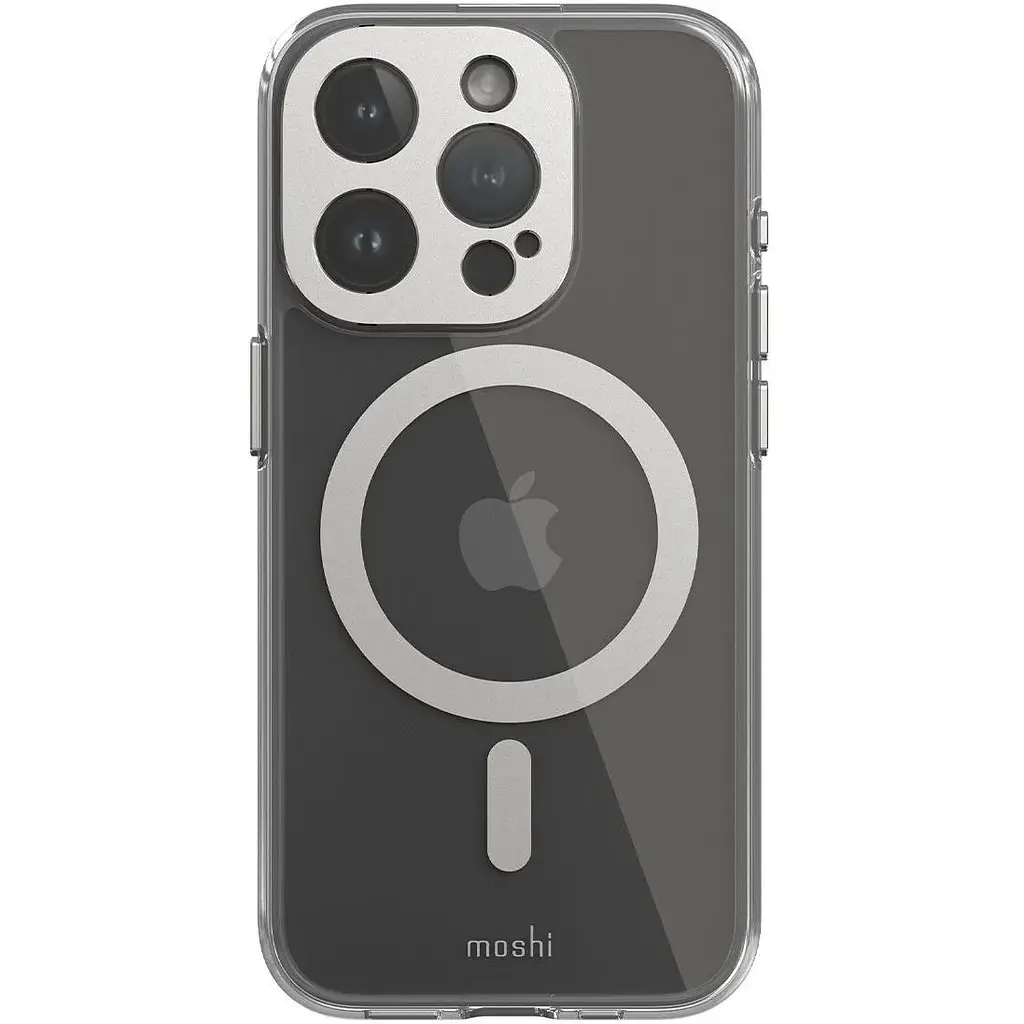 Чехол-накладка Moshi iGlaze Slim Hardshell Case Luna Silver для iPhone 15 Pro (99MO231003) - фото 3