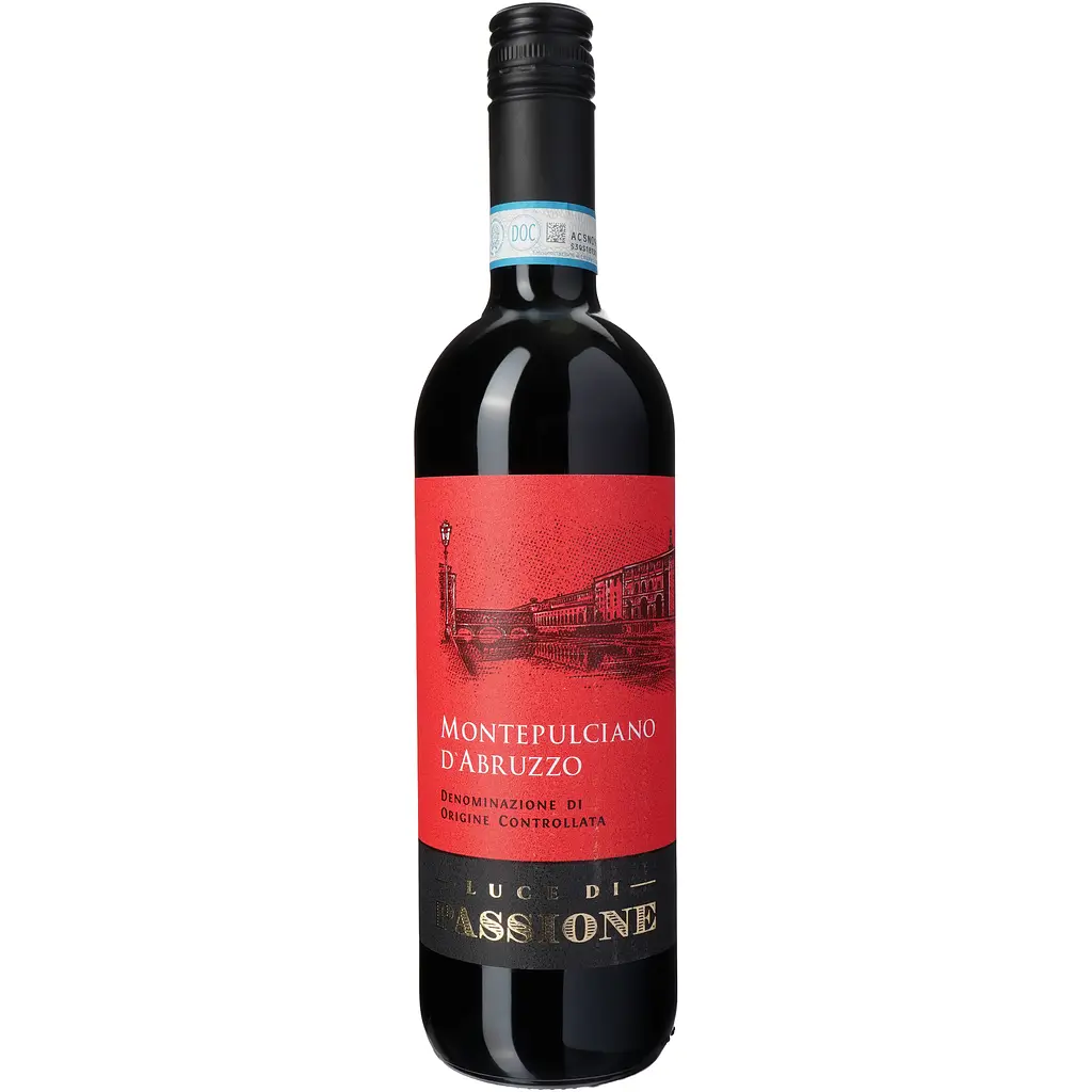 Вино Luce di Passione Montepulciano d'Abruzzo DOC червоне сухе 0.75 л