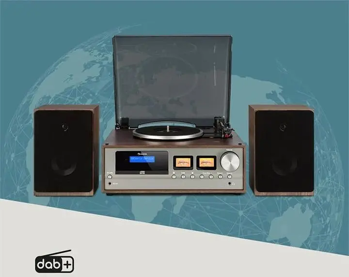 Стереосистема програвач вінілу Auna Oxford (10033735) - фото 2