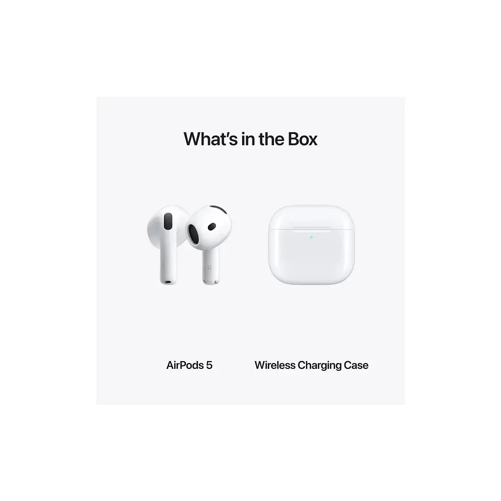 Навушники Apple AirPods 5 with Wireless Charging Case (MKFT4ZE/A) - фото 7