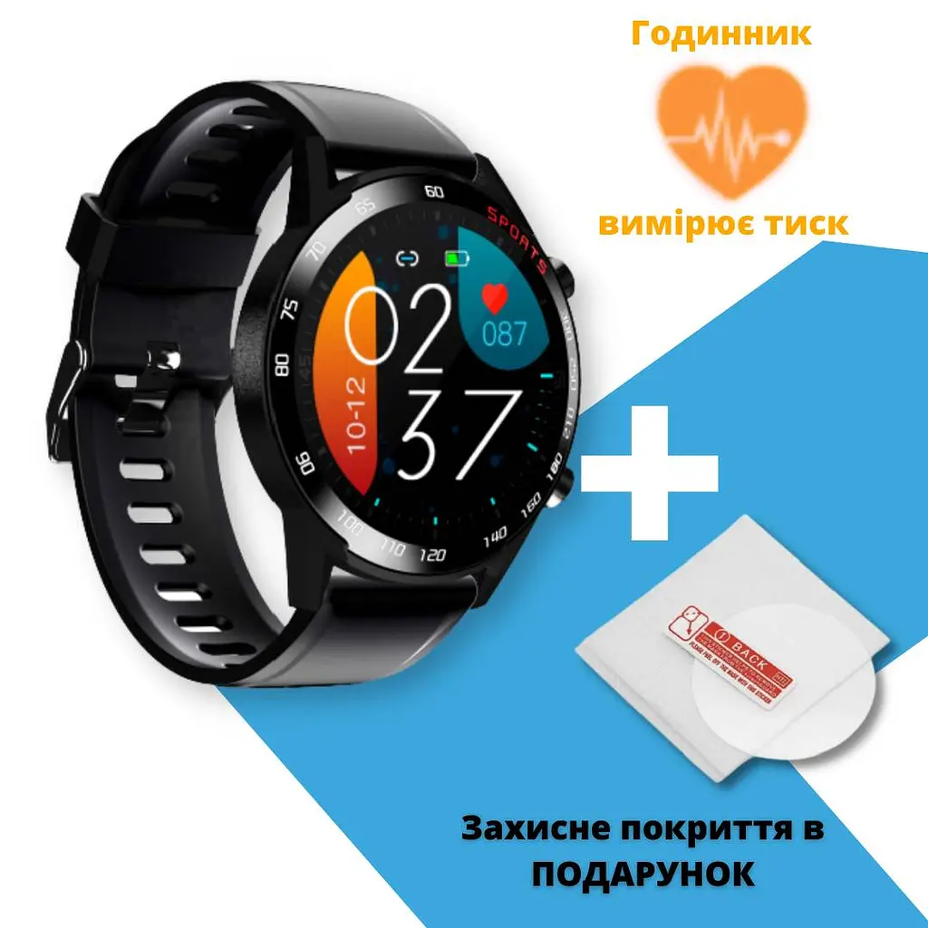 Смарт годинник KMITX T14 Black - фото 2