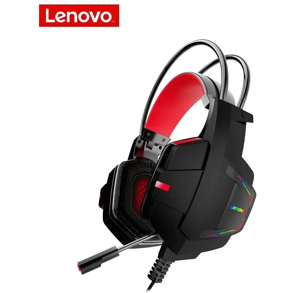Игровые наушники Lenovo HU85 накладные полноразмерные с микрофоном - фото 3