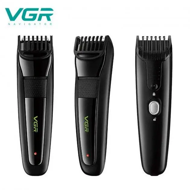 Машинка акумуляторна для стрижки VGR V-015 (Чорний) - фото 7