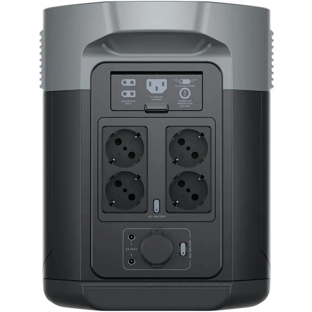 Зарядная станция EcoFlow Delta 2 Max черно-серая - фото 4