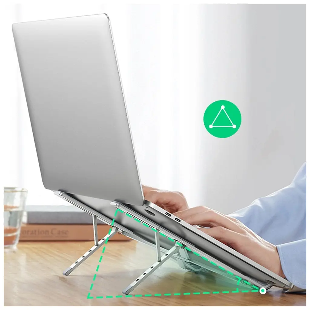 Підставка до ноутбука Ugreen LP451 Foldable Holder for Laptop Silver (40289) - фото 11