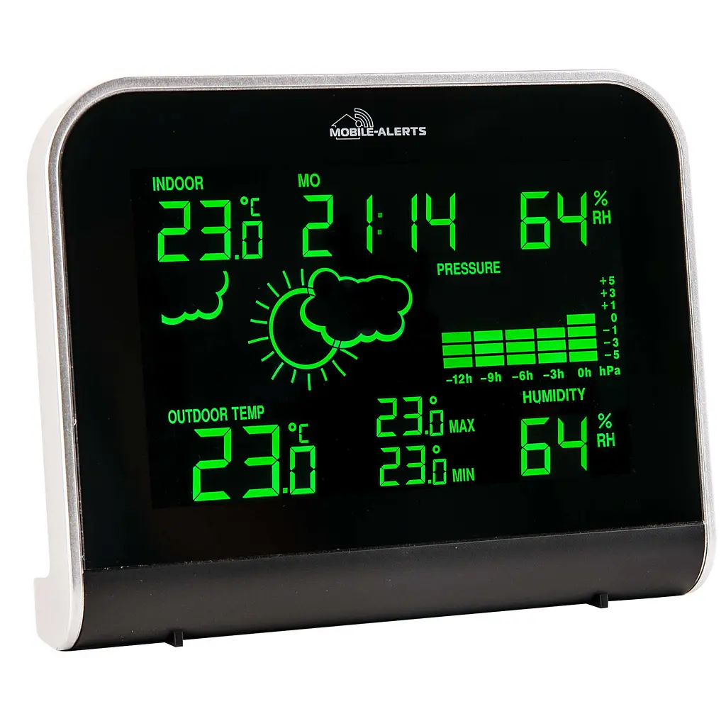 Метеостанція Technoline Mobile Alerts MA10920 IT Black/Silver (MA10920), Чорний - фото 4