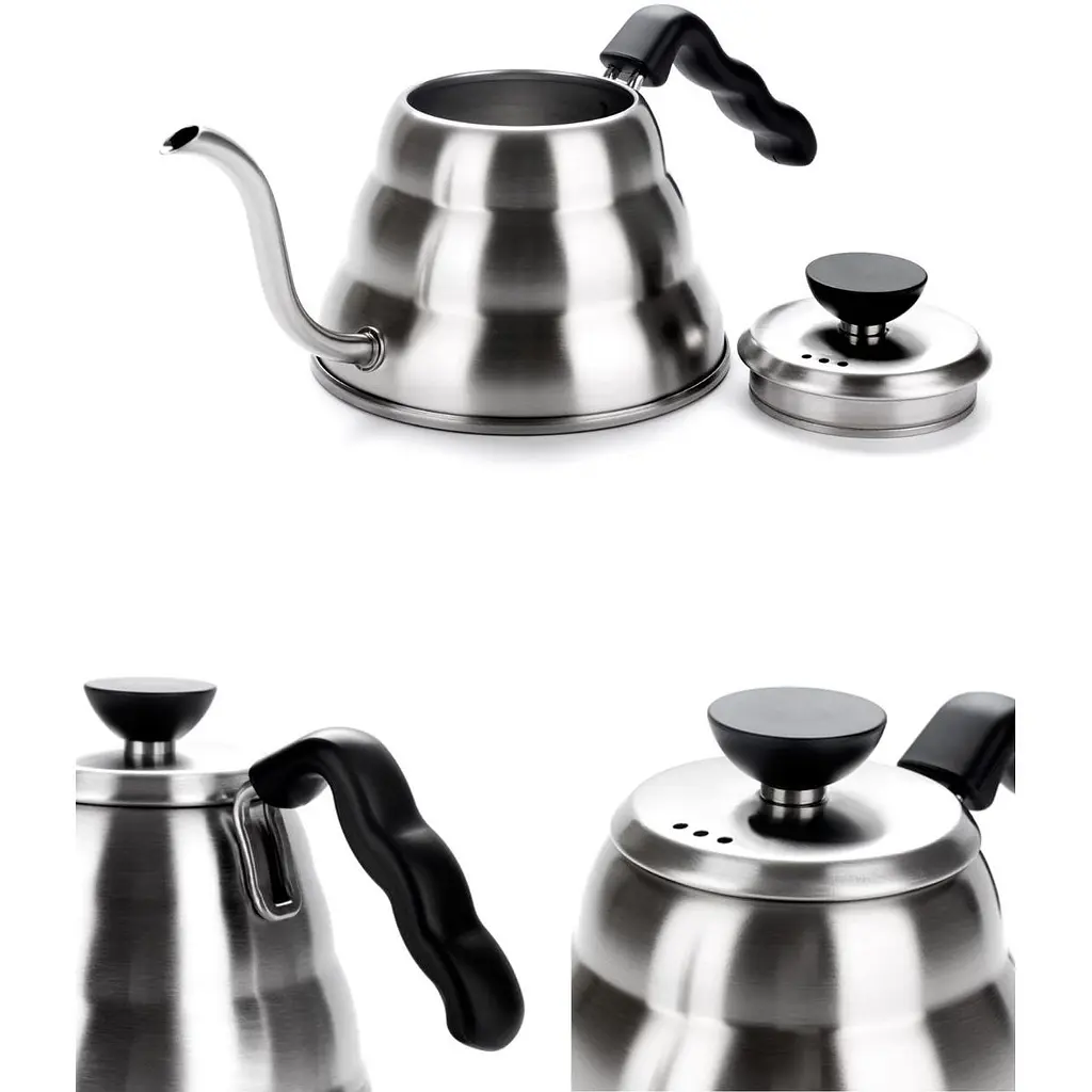 Чайник для заваривания кофе Hario V60 Buono, 1 л (VKB-100HSV) - фото 2