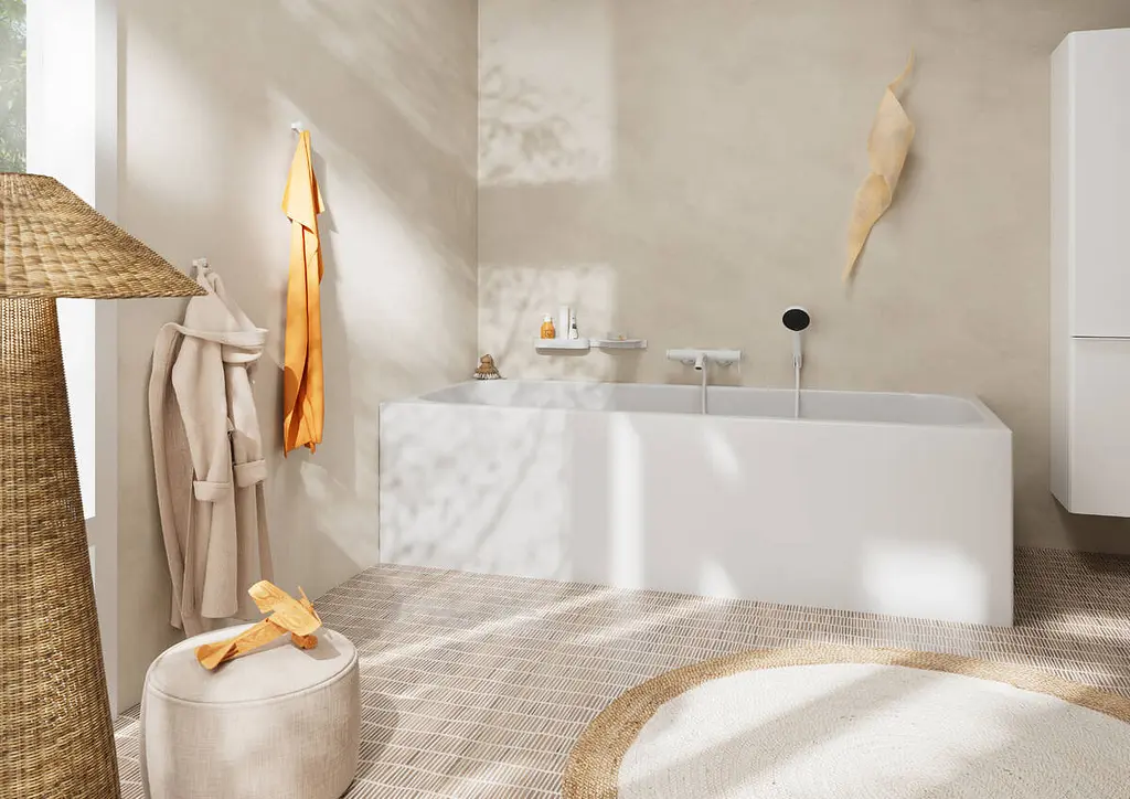Змішувач для ванни Hansgrohe Tecturis S matt white 73422700 - фото 2