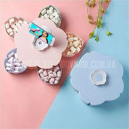 Вращающаяся тарелка для закусок Rotating Fruit Plate - фото 4