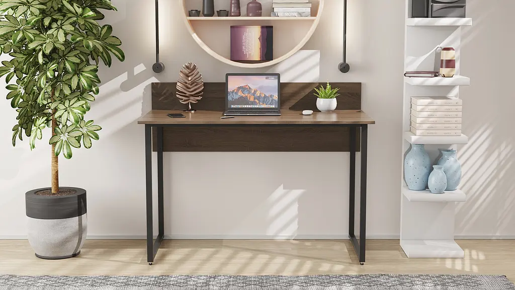Комп'ютерний стіл Ferrum-decor Скай 75x120x60 чорний ДСП Дуб Сонома Труфель 16мм (FRD-103623) - фото 4