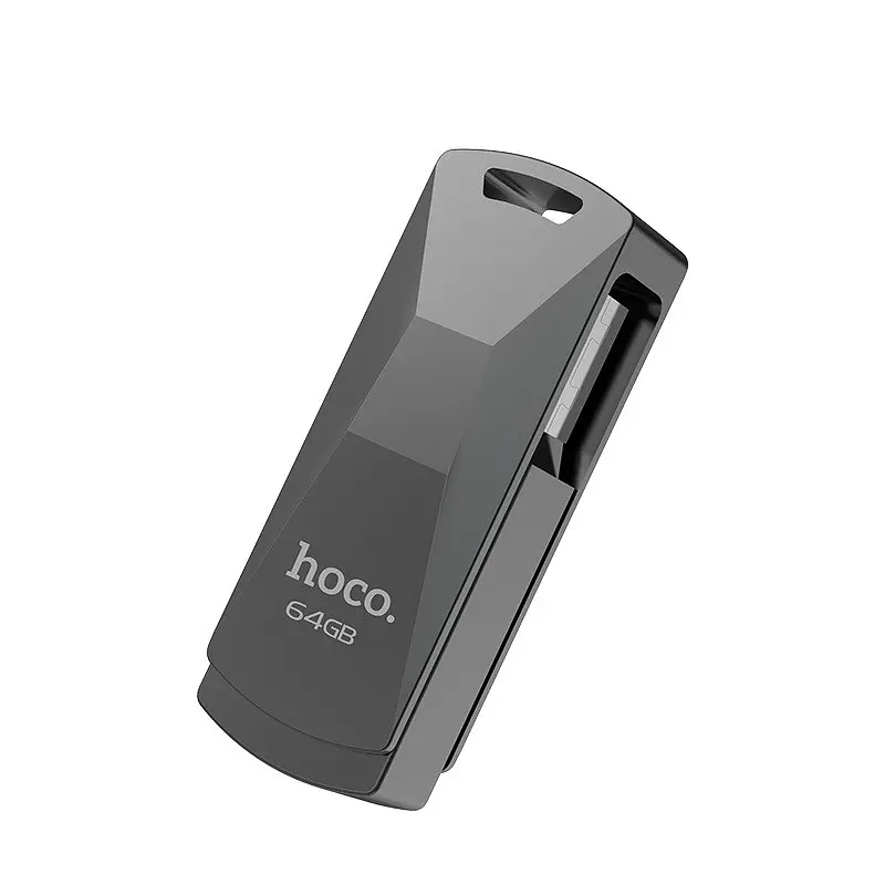 Флешка металева Hoco UD5 128 GB USB 3.0 Flash Disk Wisdom high-speed flash drive - фото 4